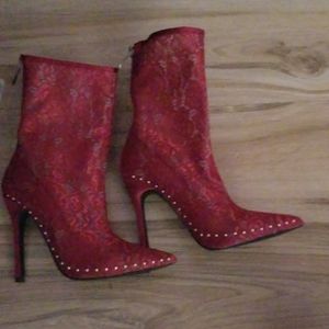 Red booties